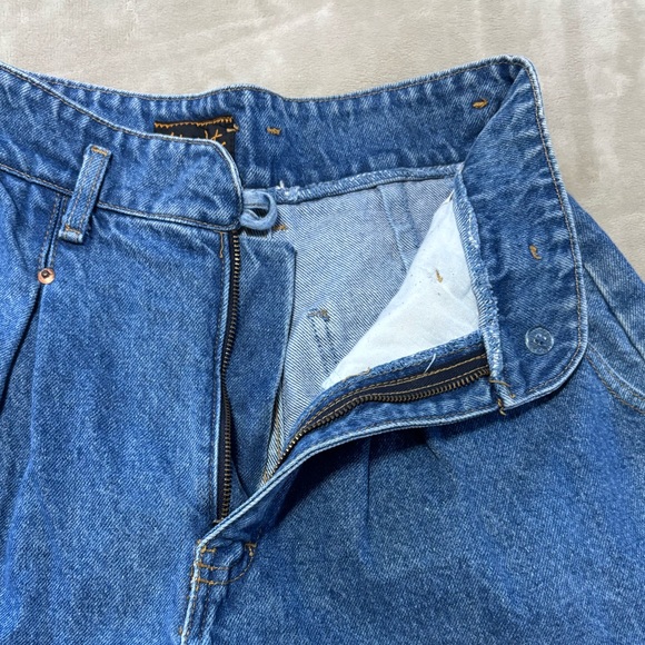 Action West Vintage 80’s Blue‎ Denim Shorts - Picture 4 of 9